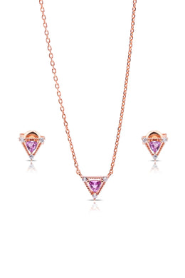 Solena Pendant and Earrings Set