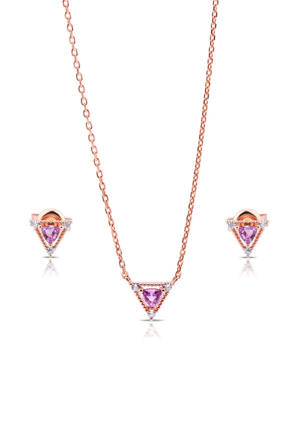 Solena Pendant and Earrings Set
