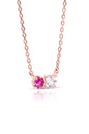Dahlia Silver Pendant and Earrings Set