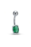 Classic Oval Belly Button Ring