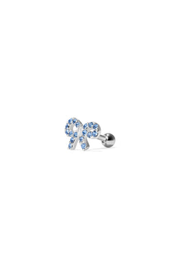Gleaming Grace Silver Ear Piercing