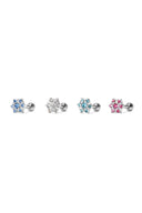 Starpetal Silver Ear Piercing