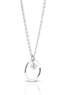 Elara Silver Pendant and Earrings Set