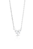 Stellise Silver Pendant and Earrings Set