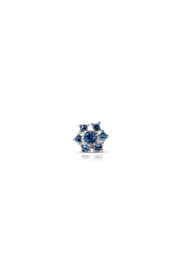 Starpetal Silver Ear Piercing
