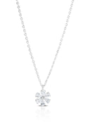 Avril Silver Pendant and Earrings Set