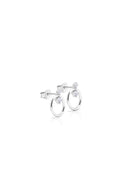 Elara Silver Pendant and Earrings Set