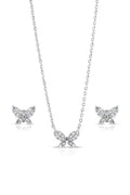 Sylphie Silver Pendant and Earrings Set