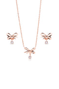 Lioraé Silver Pendant and Earrings Set