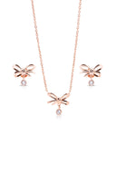 Lioraé Silver Pendant and Earrings Set