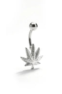 Botanical Whisper Belly Button Ring
