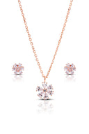 Petya Silver Pendant and Earrings Set