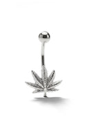 Botanical Whisper Belly Button Ring