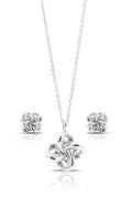 Alouette Silver Pendant and Earrings Set
