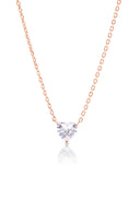 Solitara Silver Pendant and Earrings Set