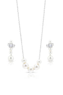 Pearline Pendant and Earrings Set