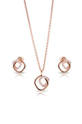 Elvira Silver Pendant and Earrings Set