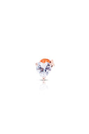 Solitara Silver Pendant and Earrings Set