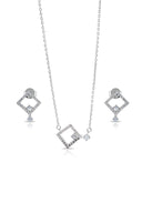 Virielle Pendant and Earrings Set