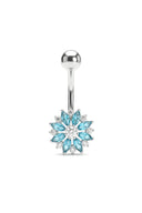 Dewdrop Bloom Belly Button Ring