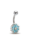 Dewdrop Bloom Belly Button Ring