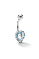 Heart's Whisper Belly Button Ring