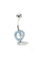 Heart's Whisper Belly Button Ring