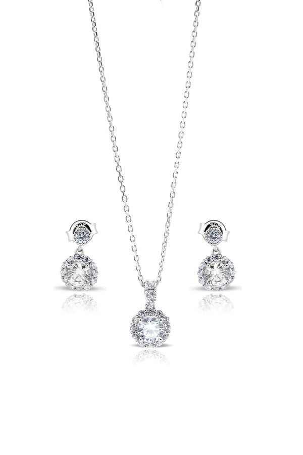 Elysia Pendant and Earrings Set