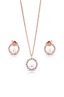 Eveline Pendant and Earrings Set
