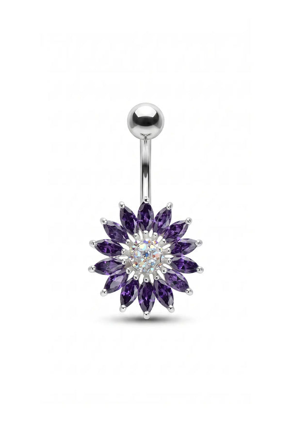 Aurora Bloom Belly Button Ring