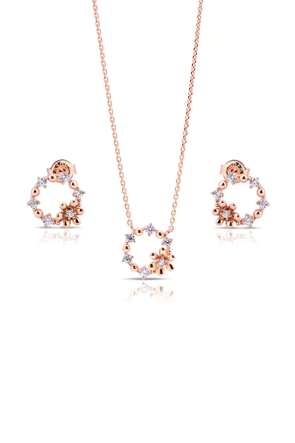 Evelisse Pendant and Earrings Set