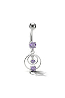 Lunar Loop Belly Button Ring