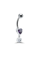 Jewel Drop Belly Button Ring