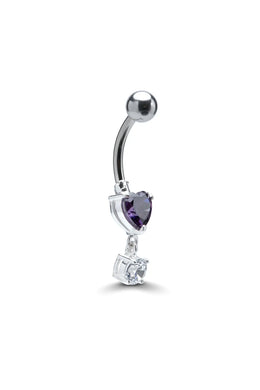 Jewel Drop Belly Button Ring
