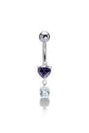 Jewel Drop Belly Button Ring