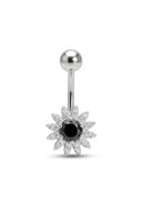Starlight Blossom Belly Button Ring