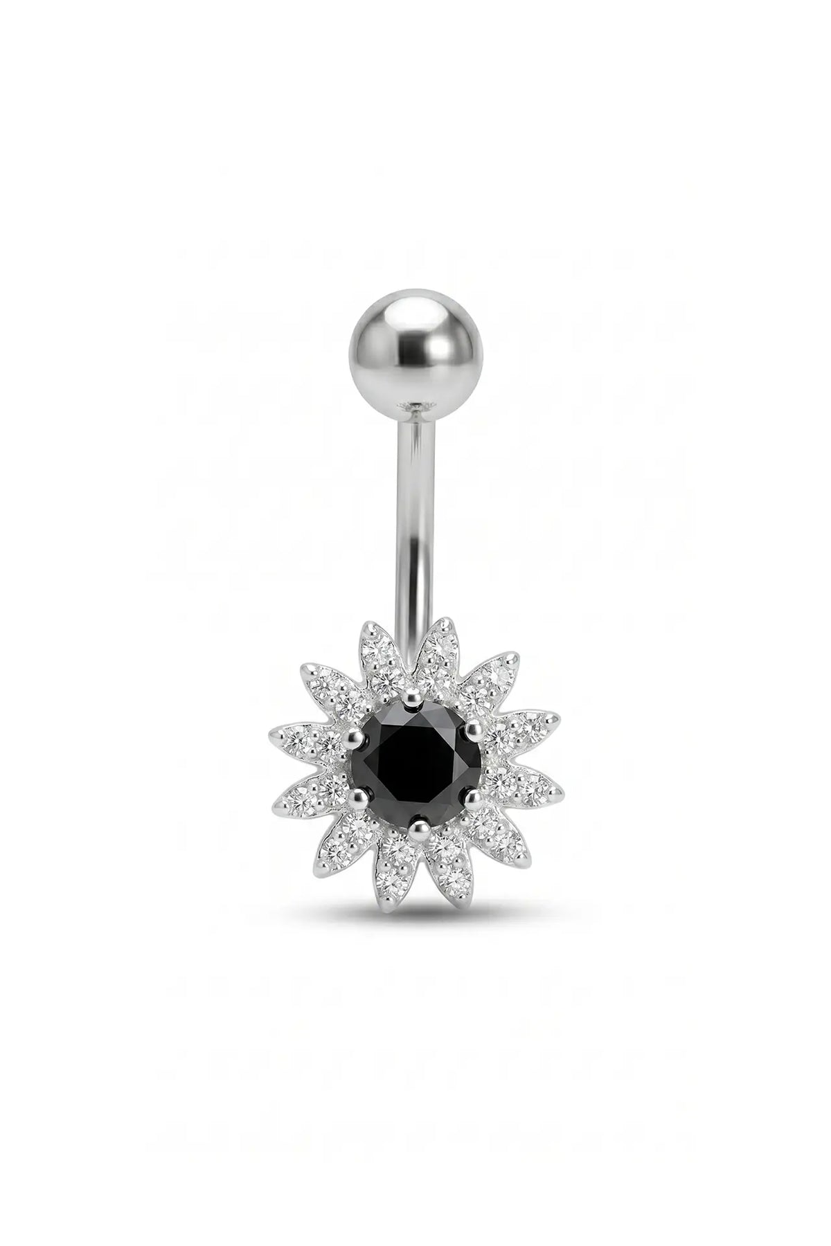 Starlight Blossom Belly Button Ring
