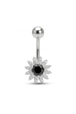 Starlight Blossom Belly Button Ring