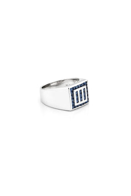Oceanic Men’s Silver Ring