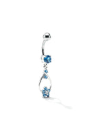Floral Arch Belly Button Ring