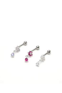 Petal Drop Belly Button Ring