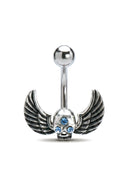 Winged Rebellion Belly Button Ring