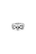 Cryptic Skull Men’s Silver Ring