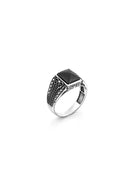 Imperio Black Men’s Silver  Ring