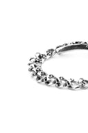 ‘Do or Die’ Men’s Silver Skull Bracelet