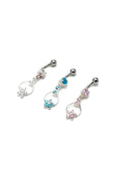 Floral Arch Belly Button Ring