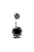 Noir Bloom Belly Button Ring