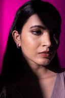 Aurora Arc Silver Earrings