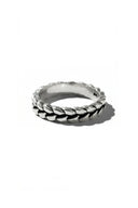 Simone Weave Silver Ring Parman