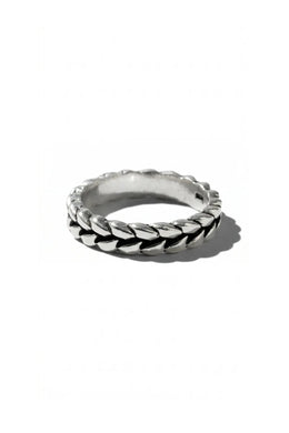 Simone Weave Silver Ring Parman
